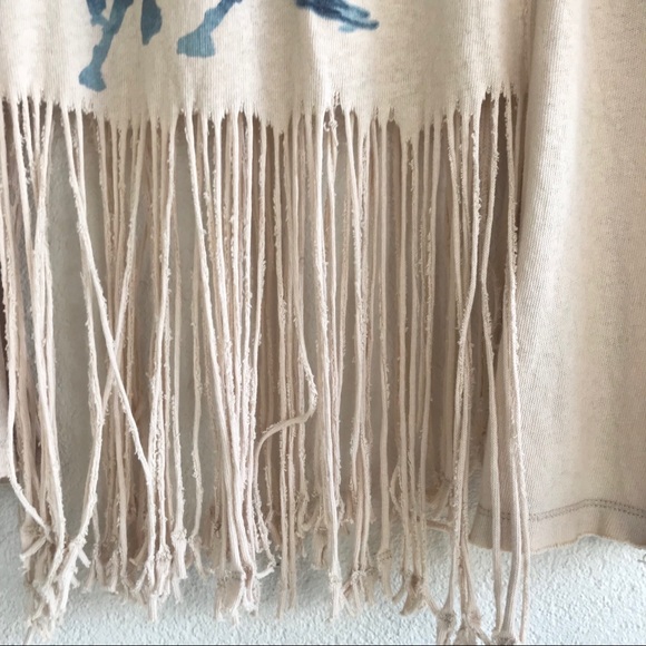 WE THE FREE Wild Horses fringe v-neck - Picture 3 of 4